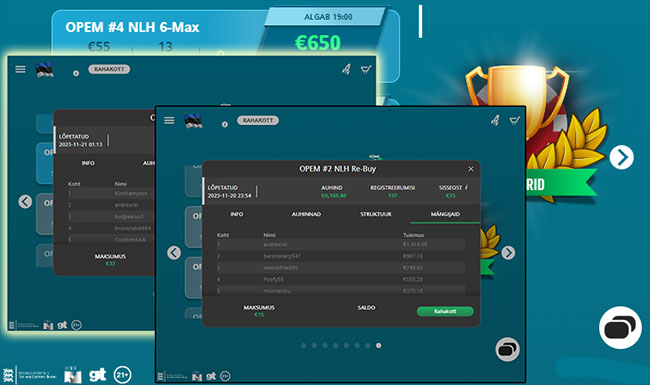 OPEM 2023: #1 Rahvaturniiri ja #2 NLH Re-Buy tulemused